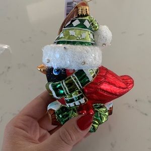 Christopher Radko feathered friend cardinal ornament
